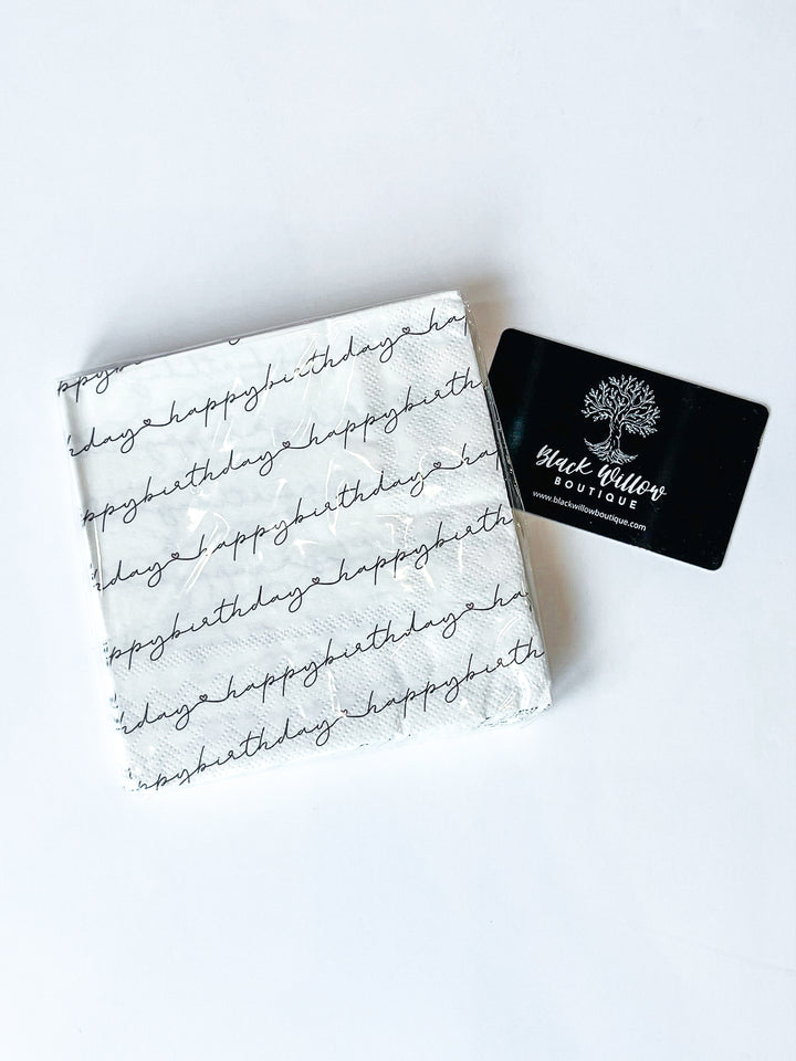 Birthday Party Napkins