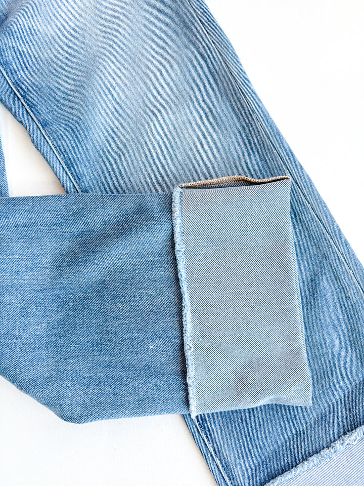 Risen TC 4 Way Stretch Mid Rise Crop Straight