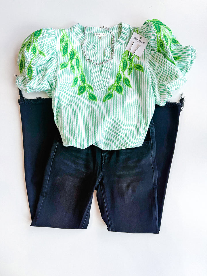 Lovervet Mid Rise Raw Distressed Hem Crop Flare