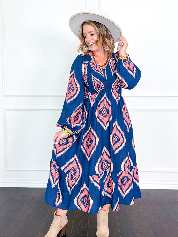 Mystic Mesa Long Sleeve Dress