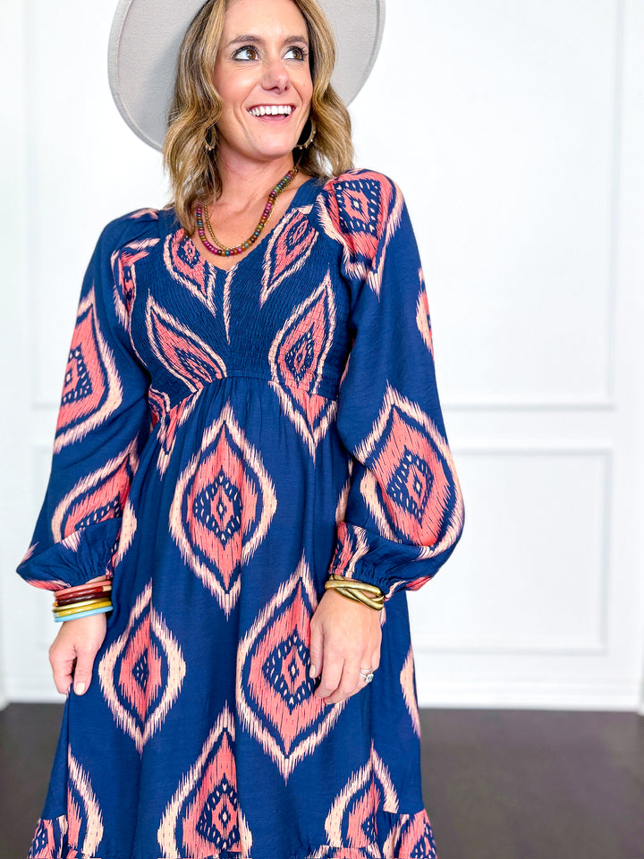 Mystic Mesa Long Sleeve Dress