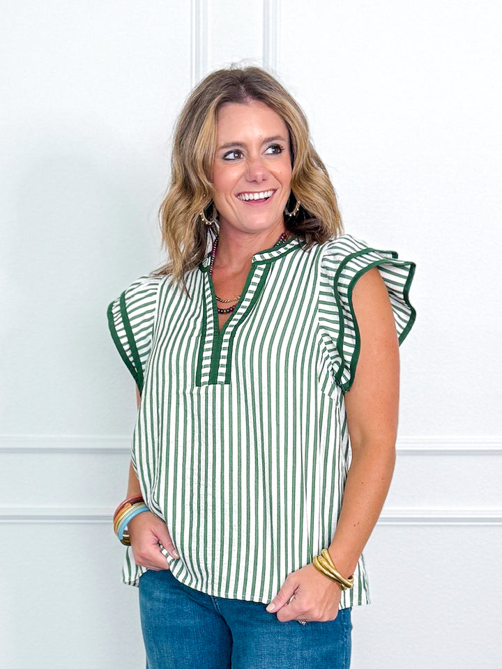 Pine Strip Flutter Sleeve