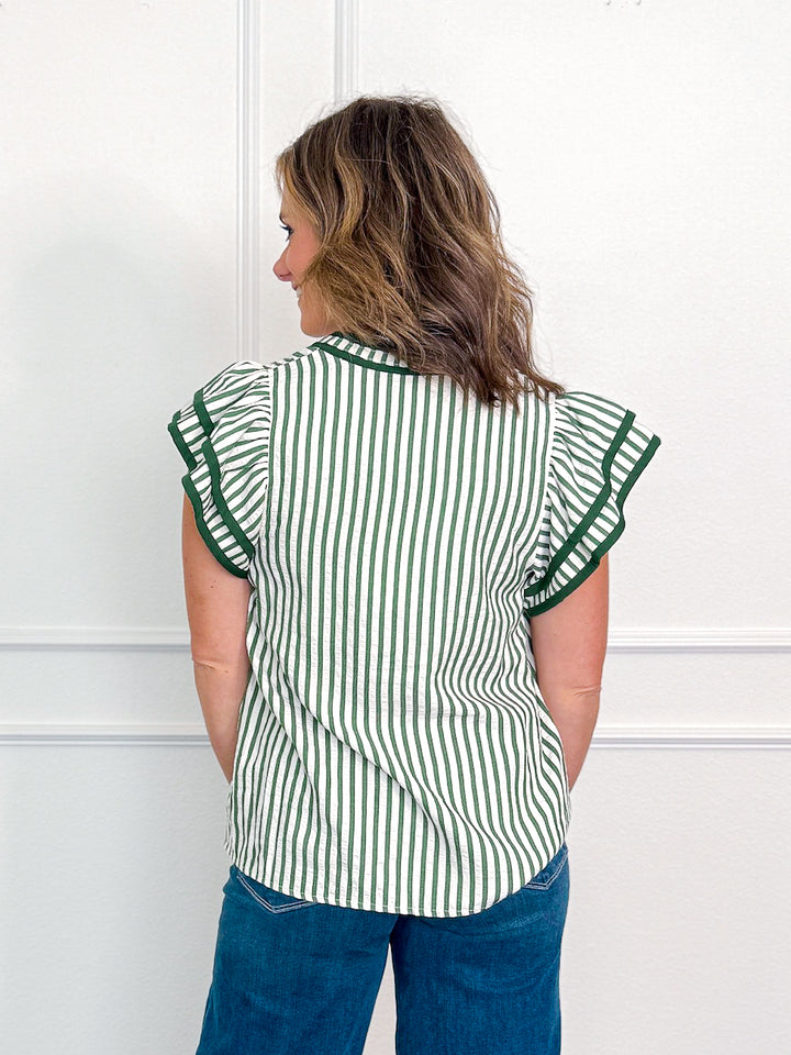 Pine Strip Flutter Sleeve