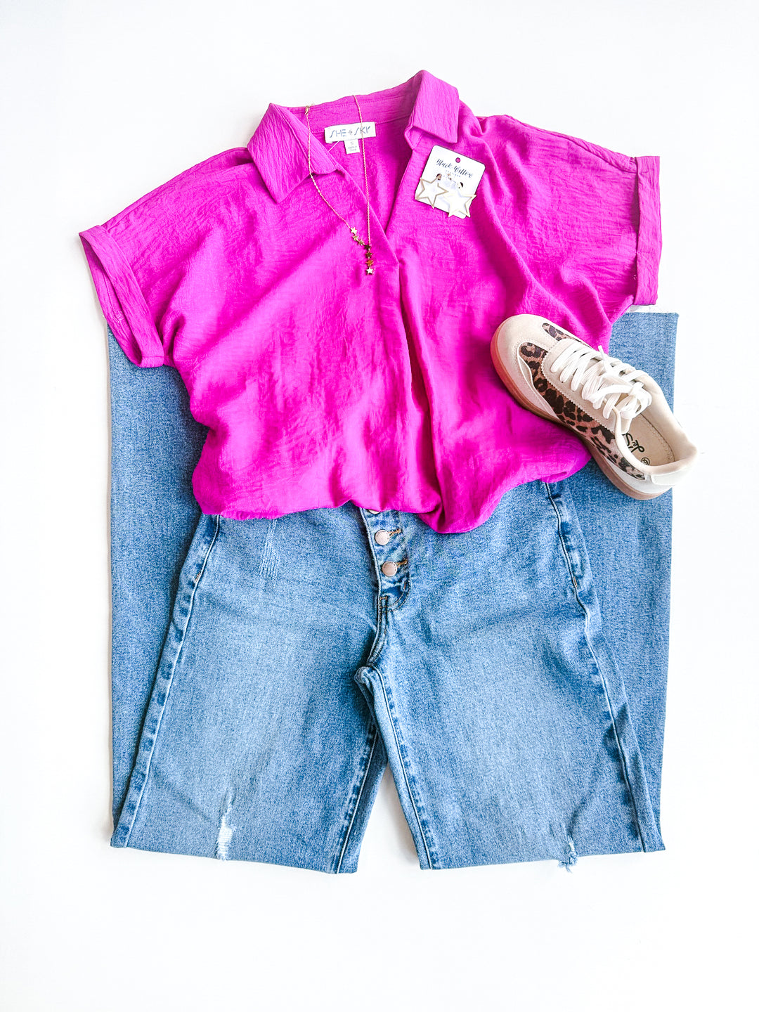 Cross Front Horizon Denim  