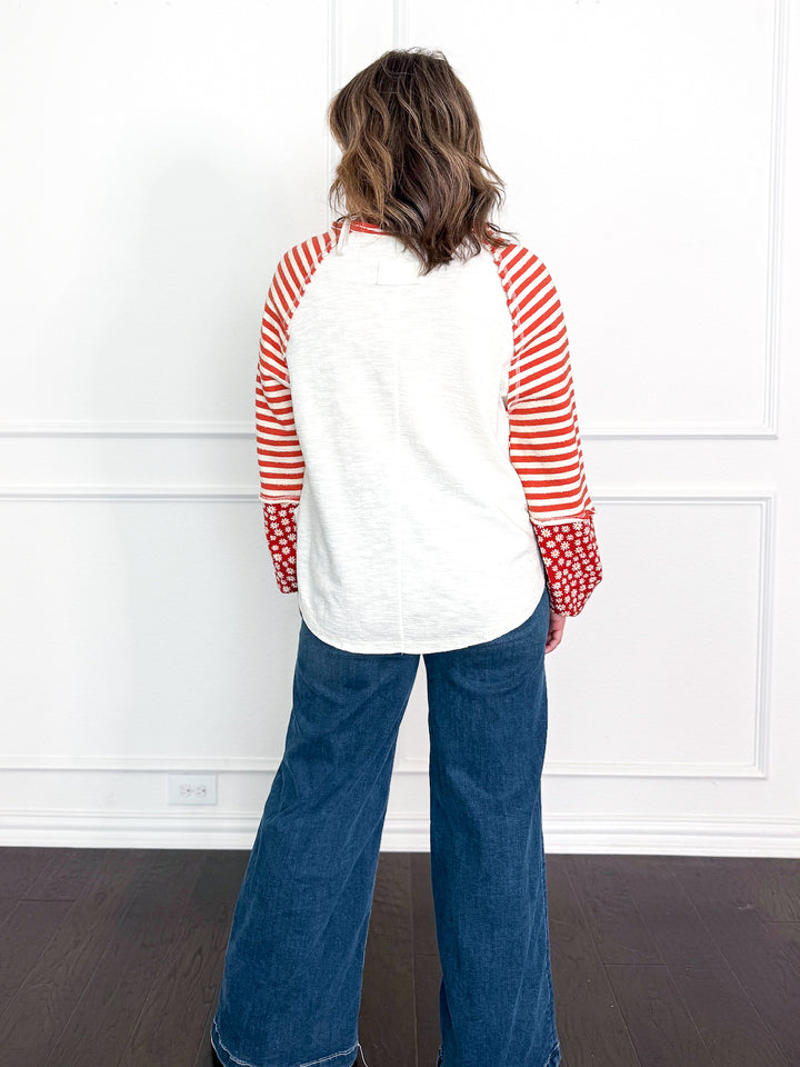 Petal & Thread V Neck Sweater