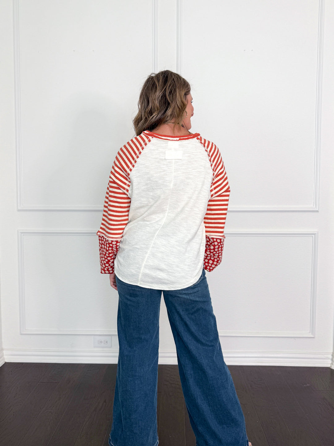 Petal & Thread V Neck Sweater