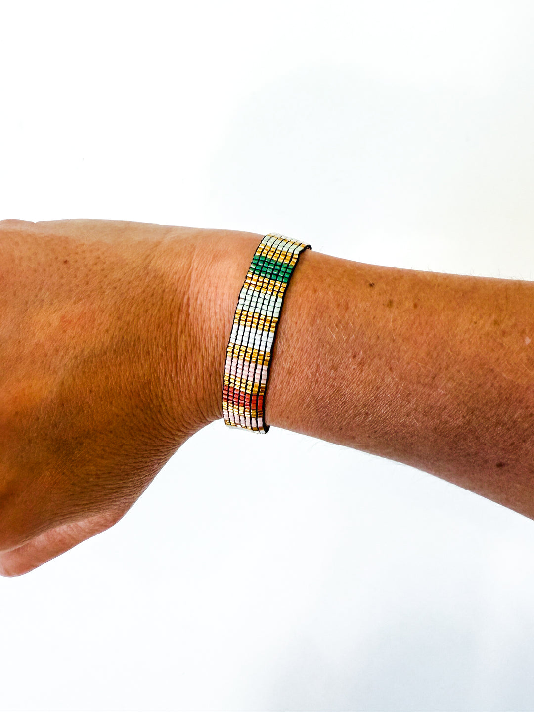 Alex Vertical Lines Stretch Bracelet