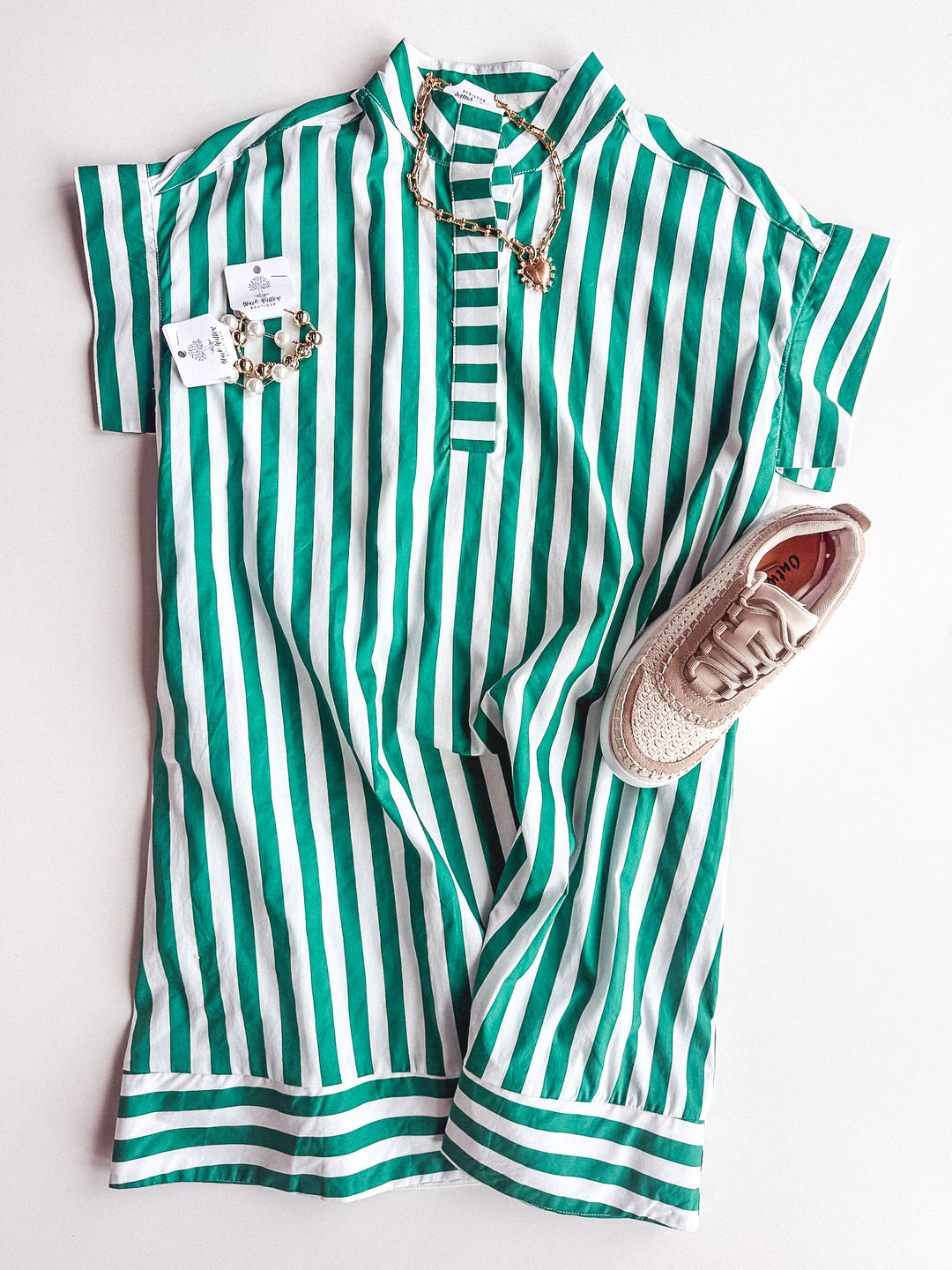 Hampton Stripe Shirt Dress