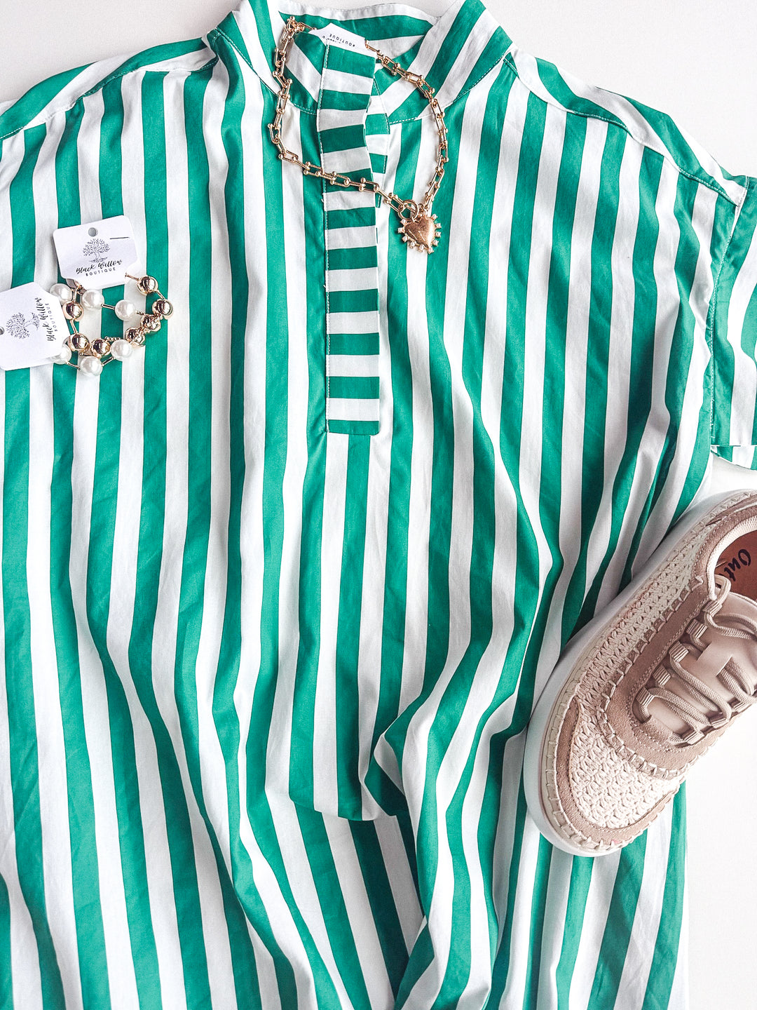 Hampton Stripe Shirt Dress
