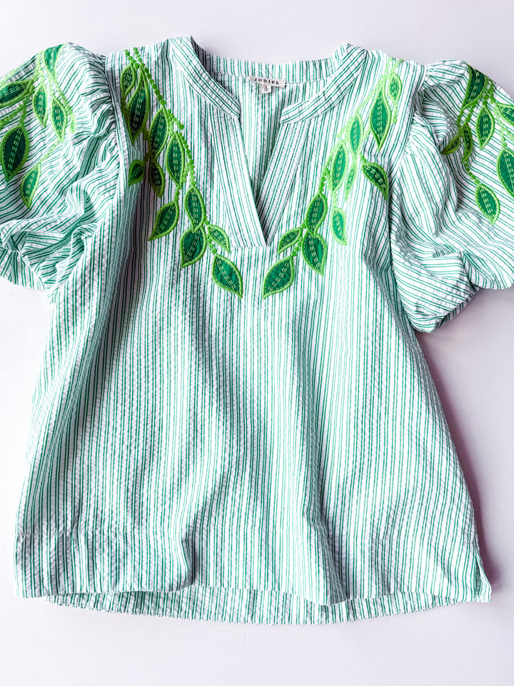 Sweet Pea Peasant Top