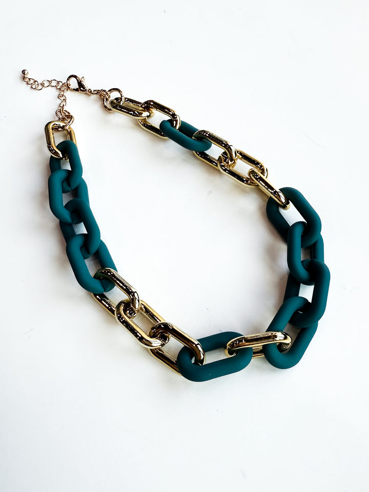 Linked in Style Chunky Necklace