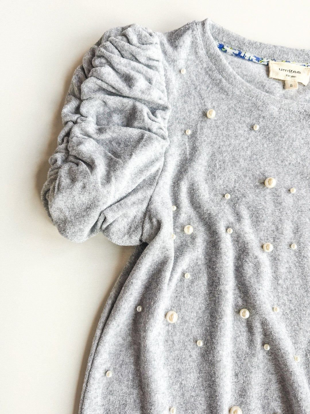FINAL SALE Pearl Meadow Puff Sleeve Dress