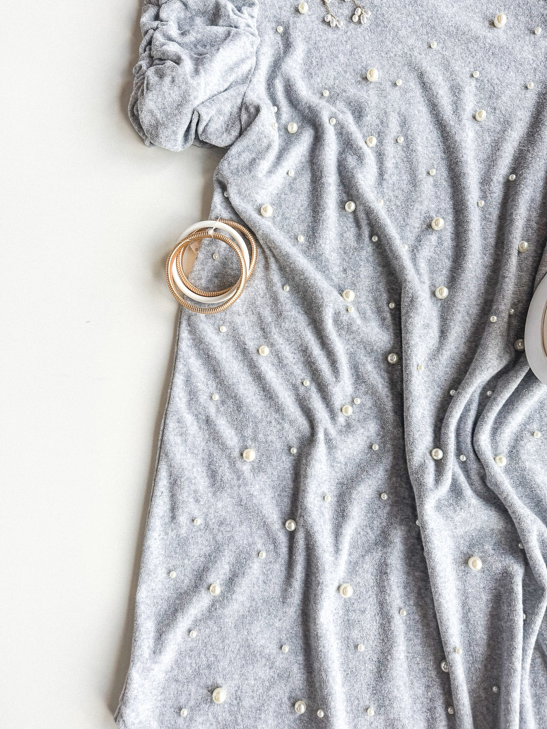 FINAL SALE Pearl Meadow Puff Sleeve Dress
