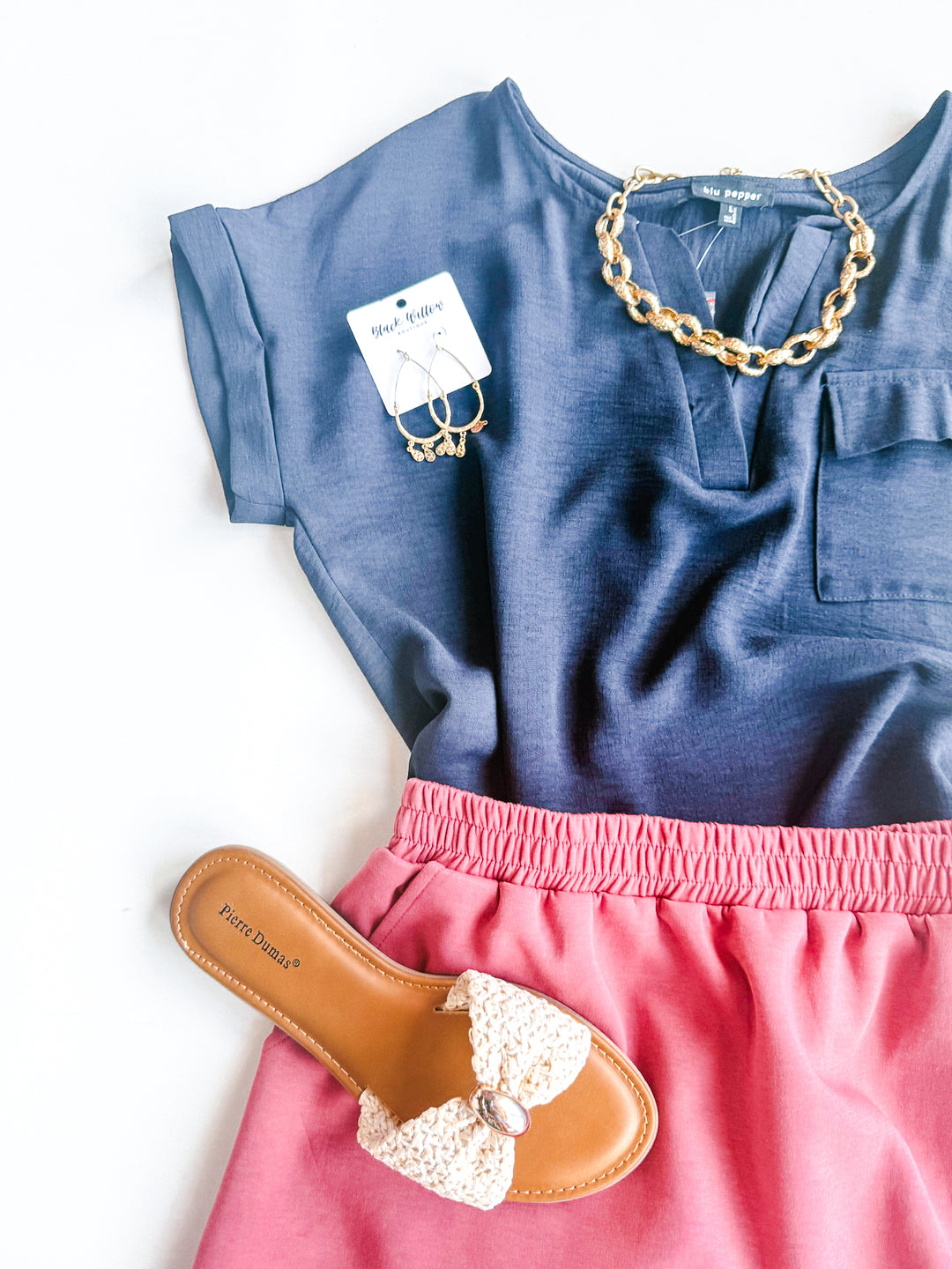 Bubbly Bloom Scalloped Skort