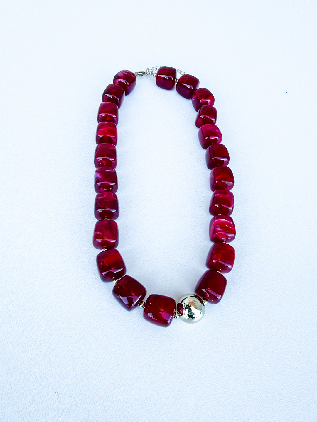 Sculpt & Stone Beaded Necklace