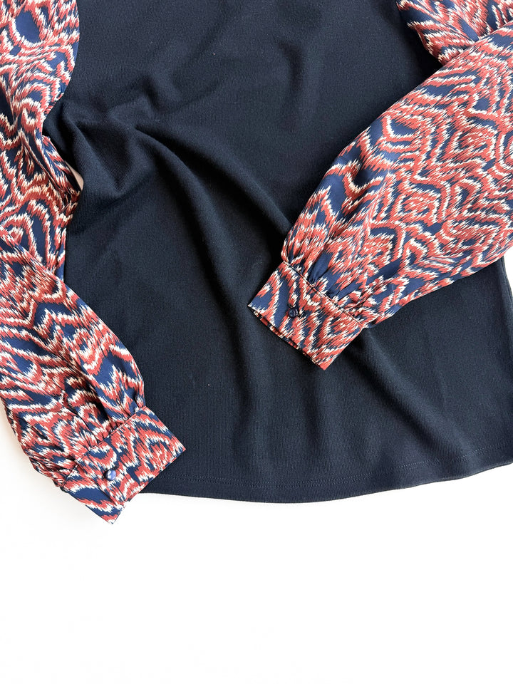 Pick The Print Long Sleeve Blouse