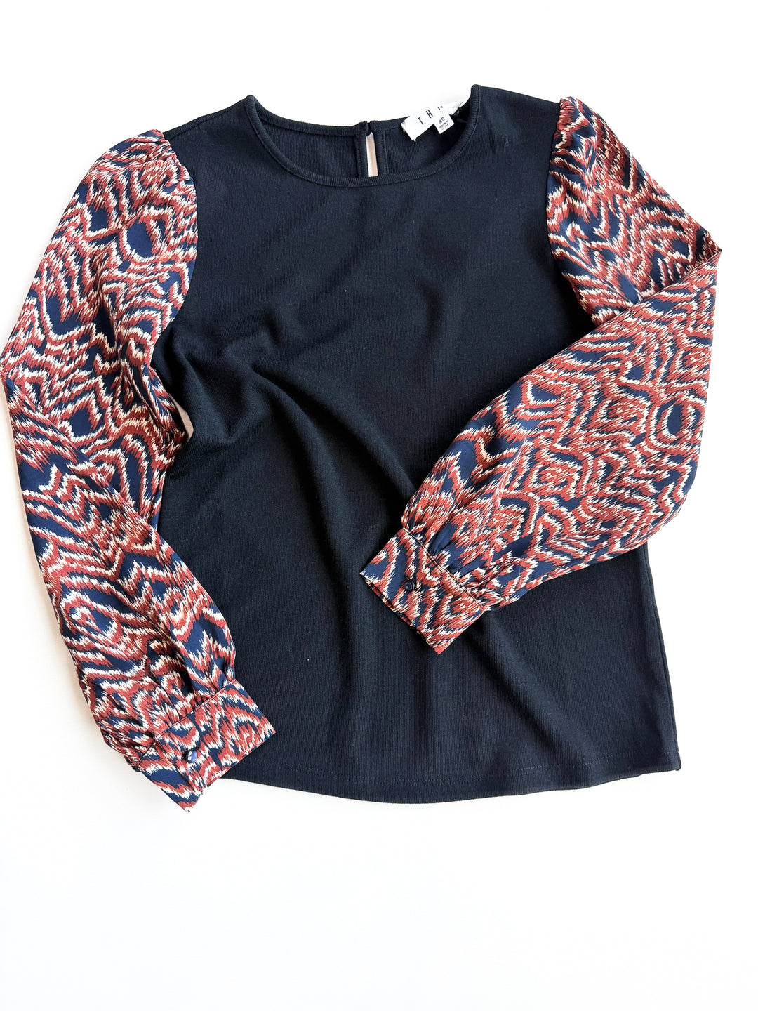 Pick The Print Long Sleeve Blouse