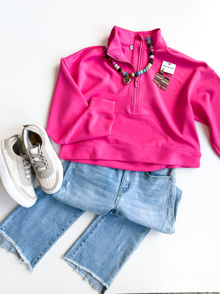 The Cozy Quarter Zip Sweatshirt
