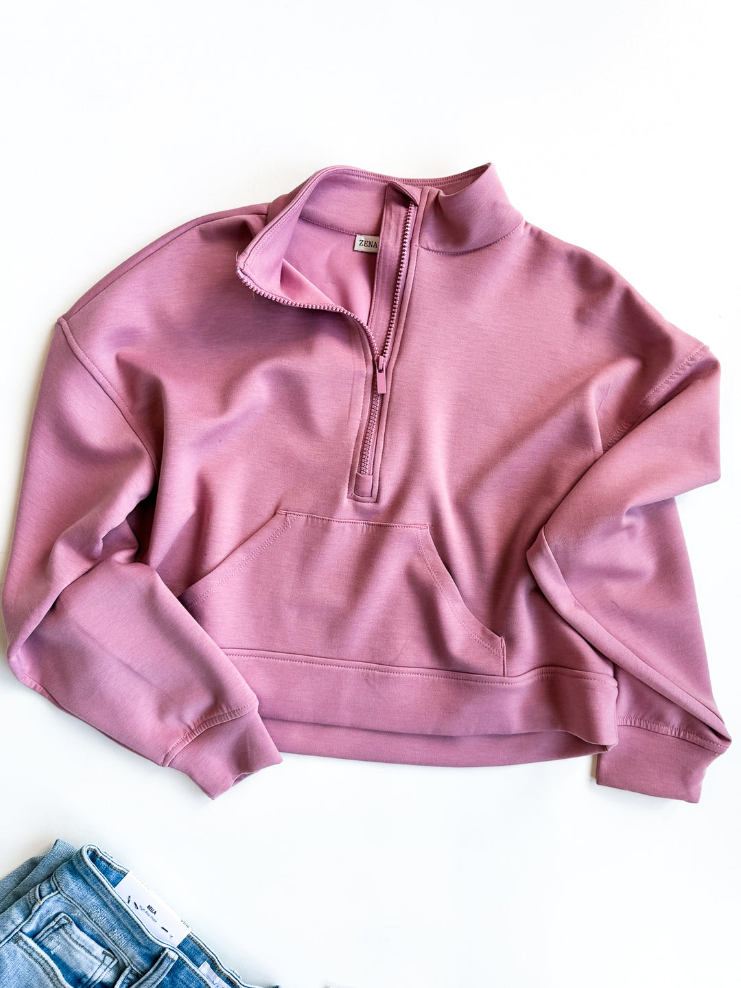 The Cozy Quarter Zip Sweatshirt