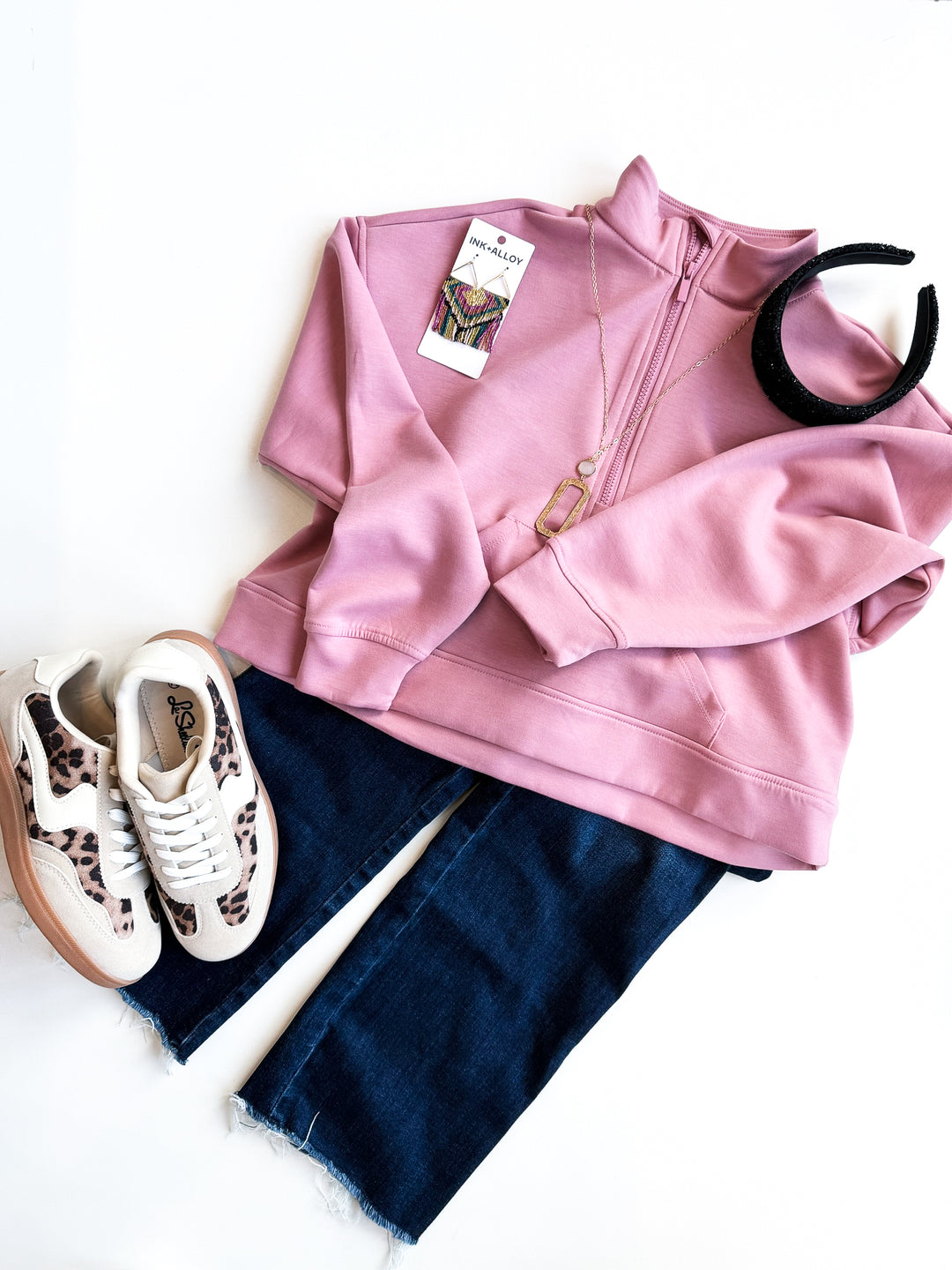 The Cozy Quarter Zip Sweatshirt