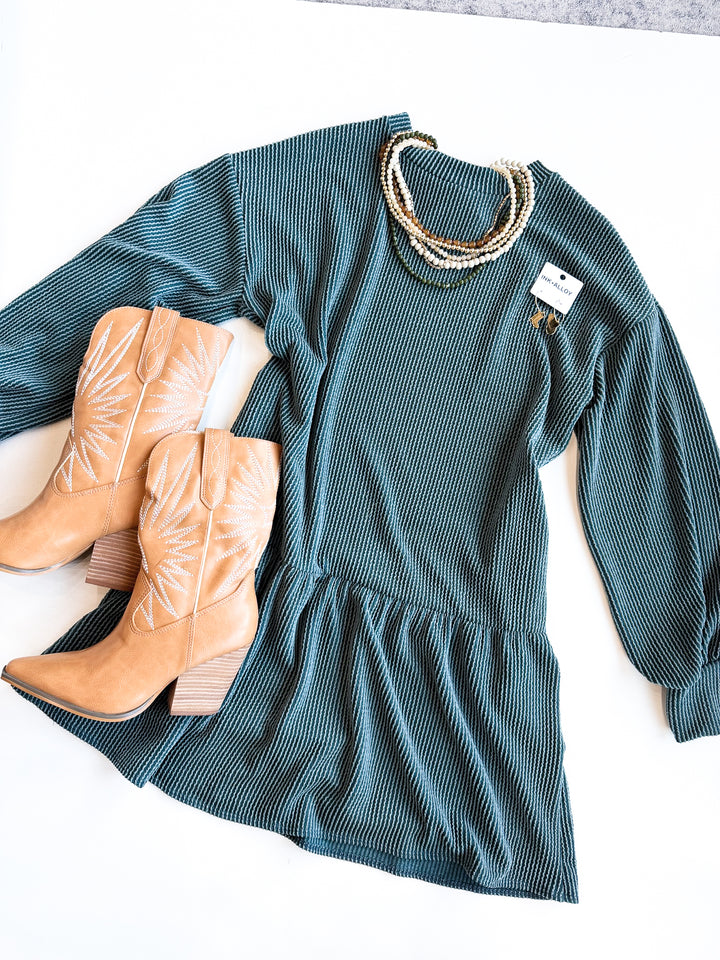 The Ribbed Riviera Dress