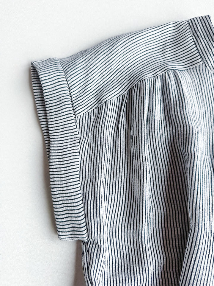 Breezy Stripe Button Up
