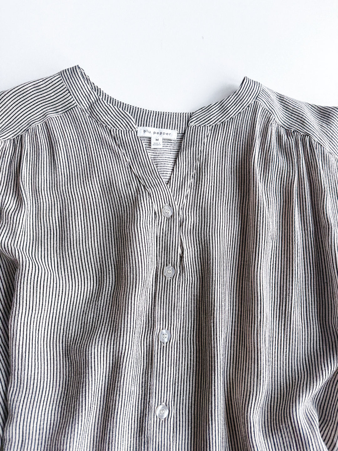 Breezy Stripe Button Up