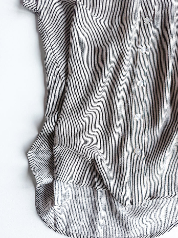 Breezy Stripe Button Up