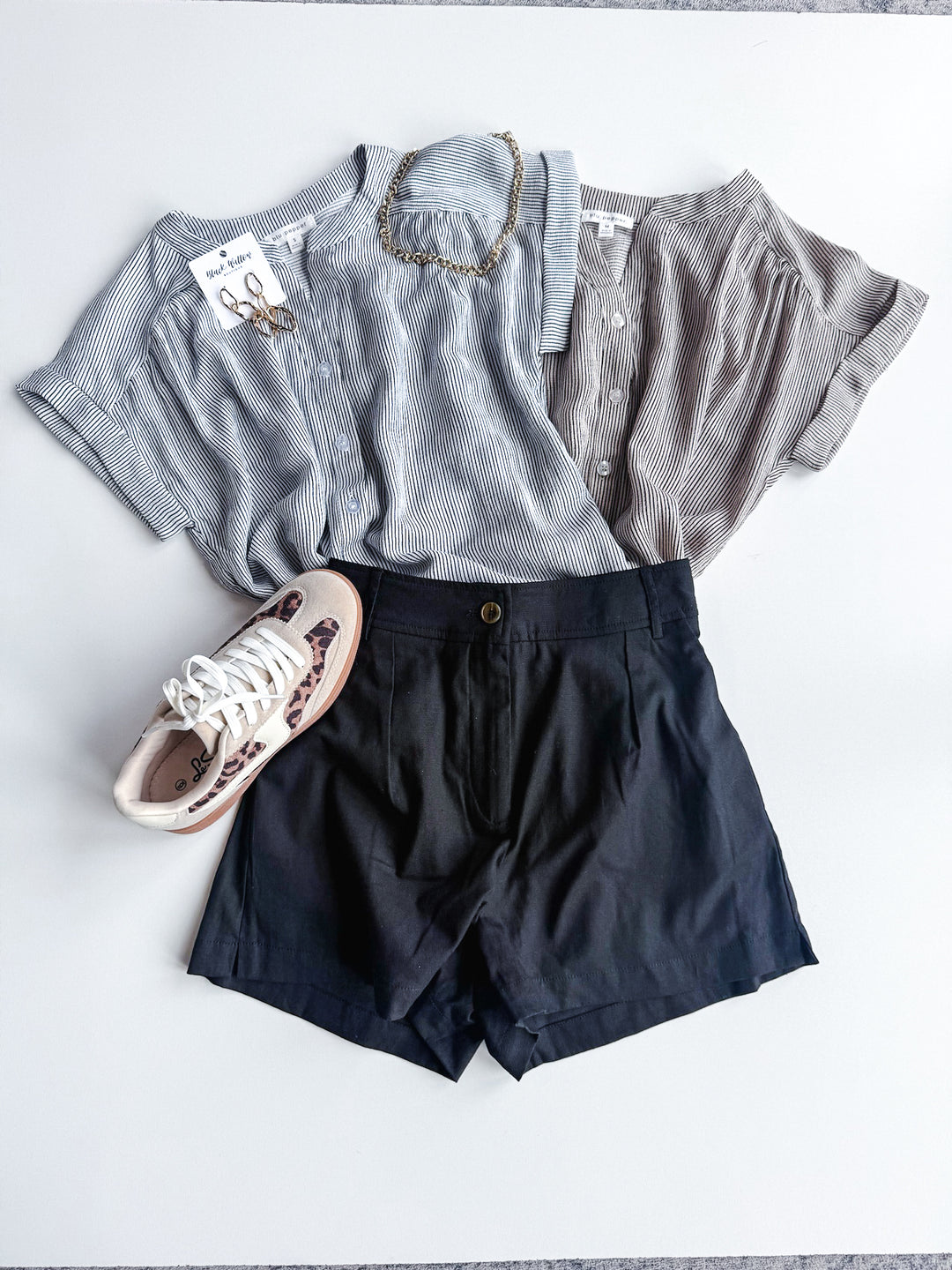 Breezy Stripe Button Up