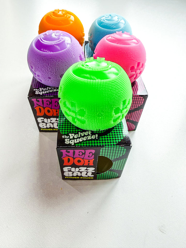 Flower Power Fuzz Ball Boxed Squishy