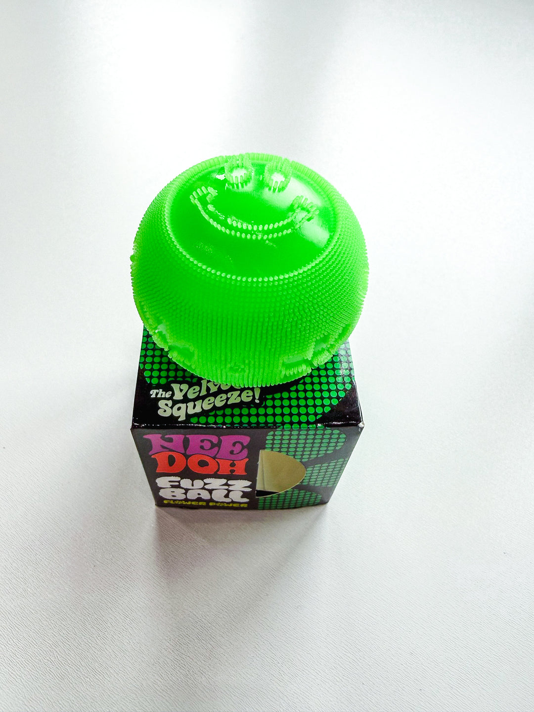 Flower Power Fuzz Ball Boxed Squishy