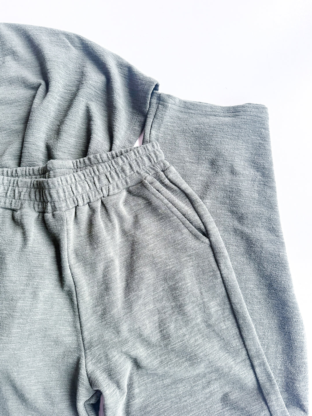 Modern Minimal Cotton Slub Pant Set