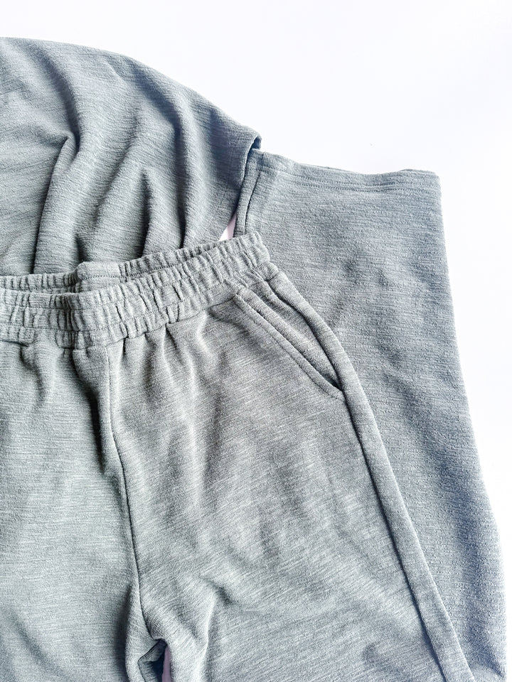 Modern Minimal Cotton Slub Pant Set