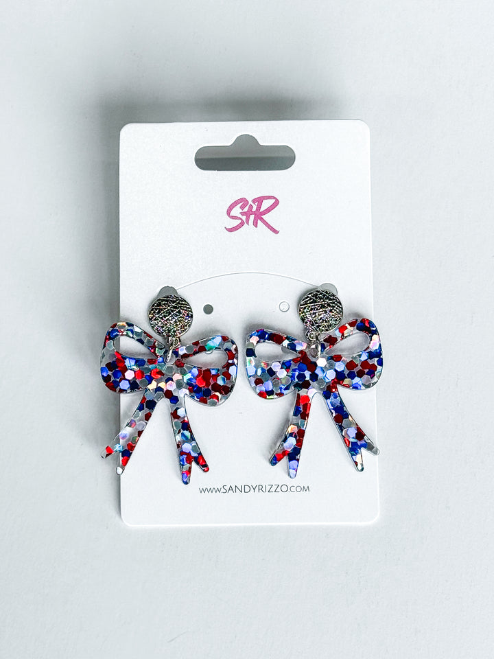 Patriotic Bow Dangle