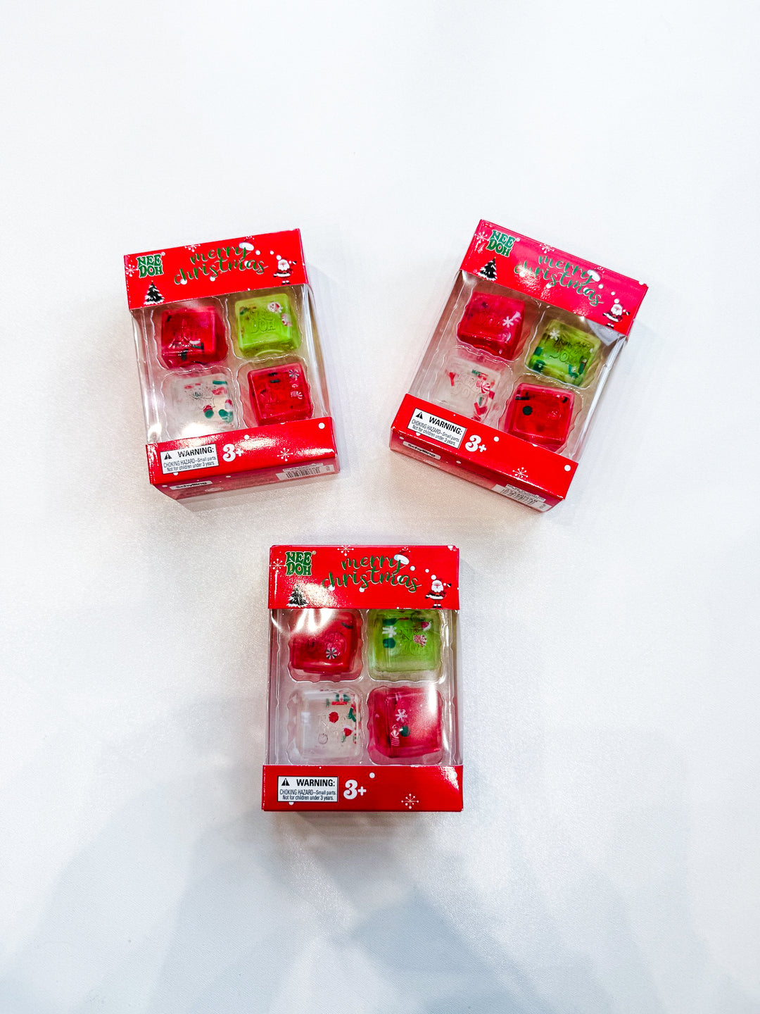 Christmas Ice Cube Squishy Set