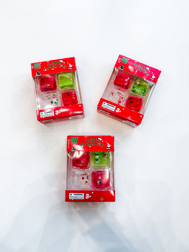 Christmas Ice Cube Squishy Set