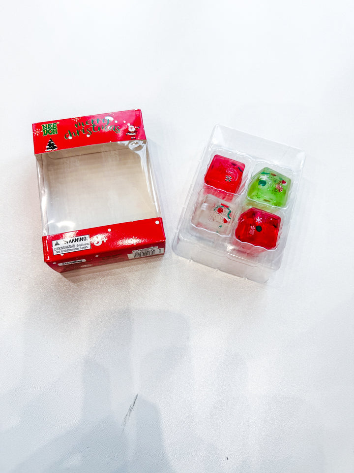 Christmas Ice Cube Squishy Set