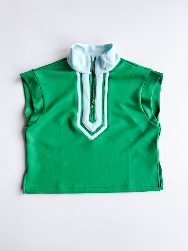 Retro Rider Crop Zip