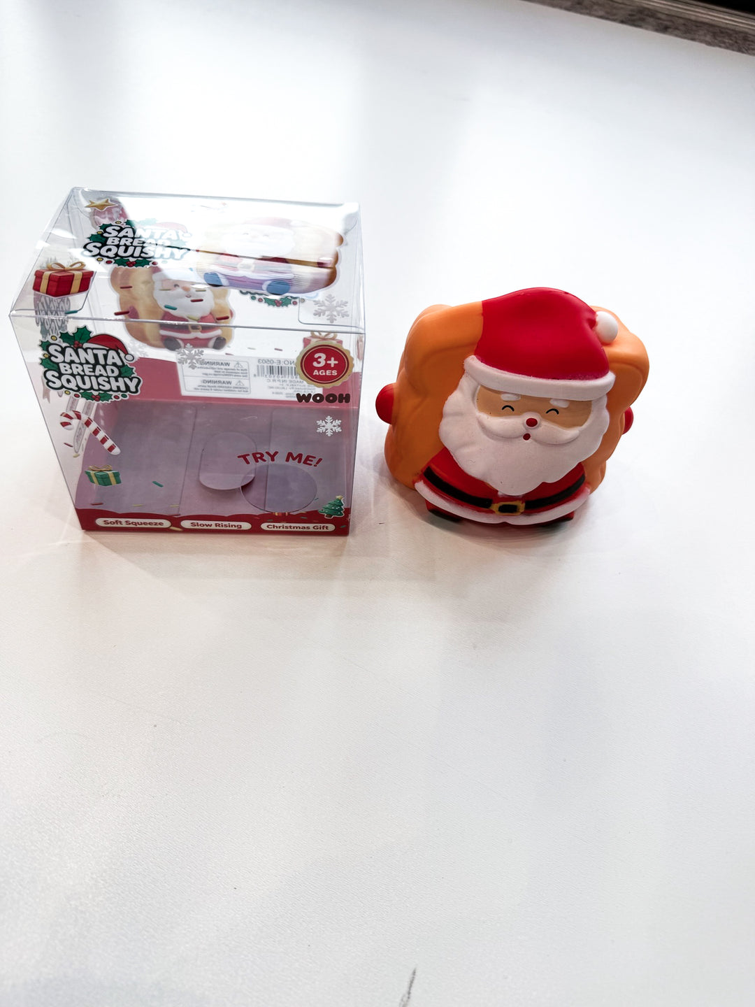 Santa Bread Slow Rise Squishy