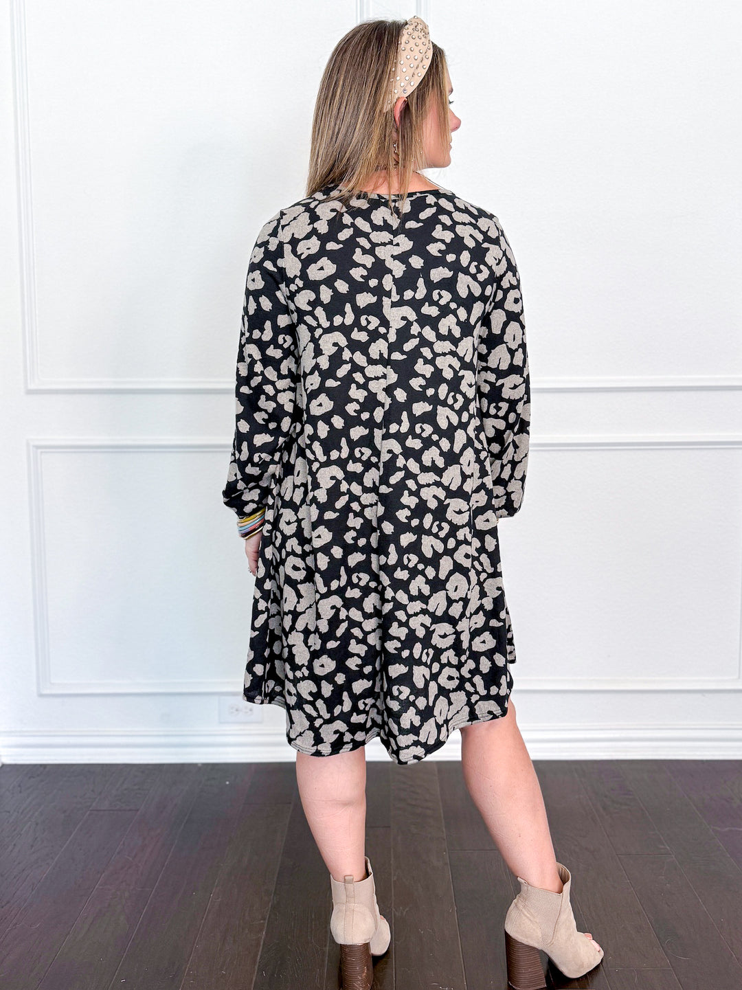 Choose Me Leopard Swing Dress