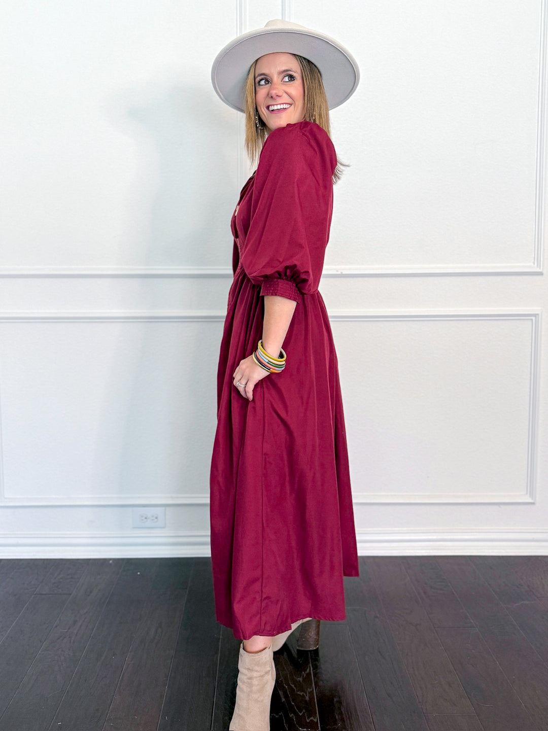 Regal Row Zip Front Maxi