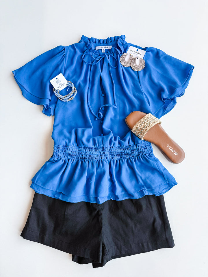 Whimsical Flutter Blouse