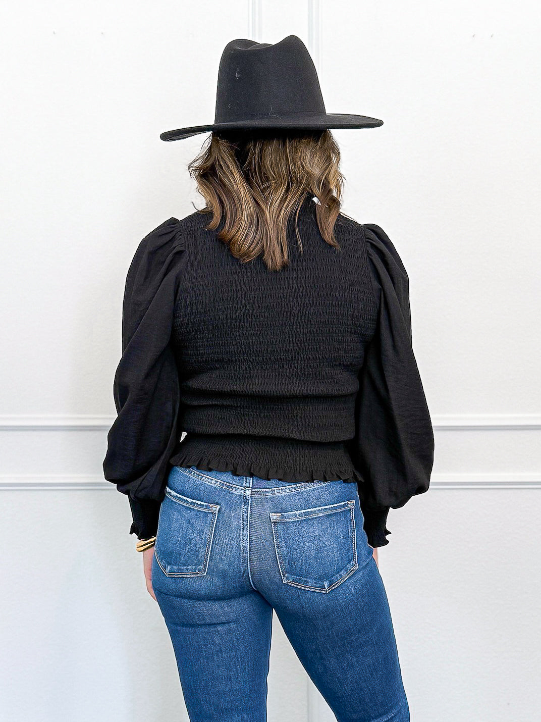 Eclipse Gold Zip Blouse