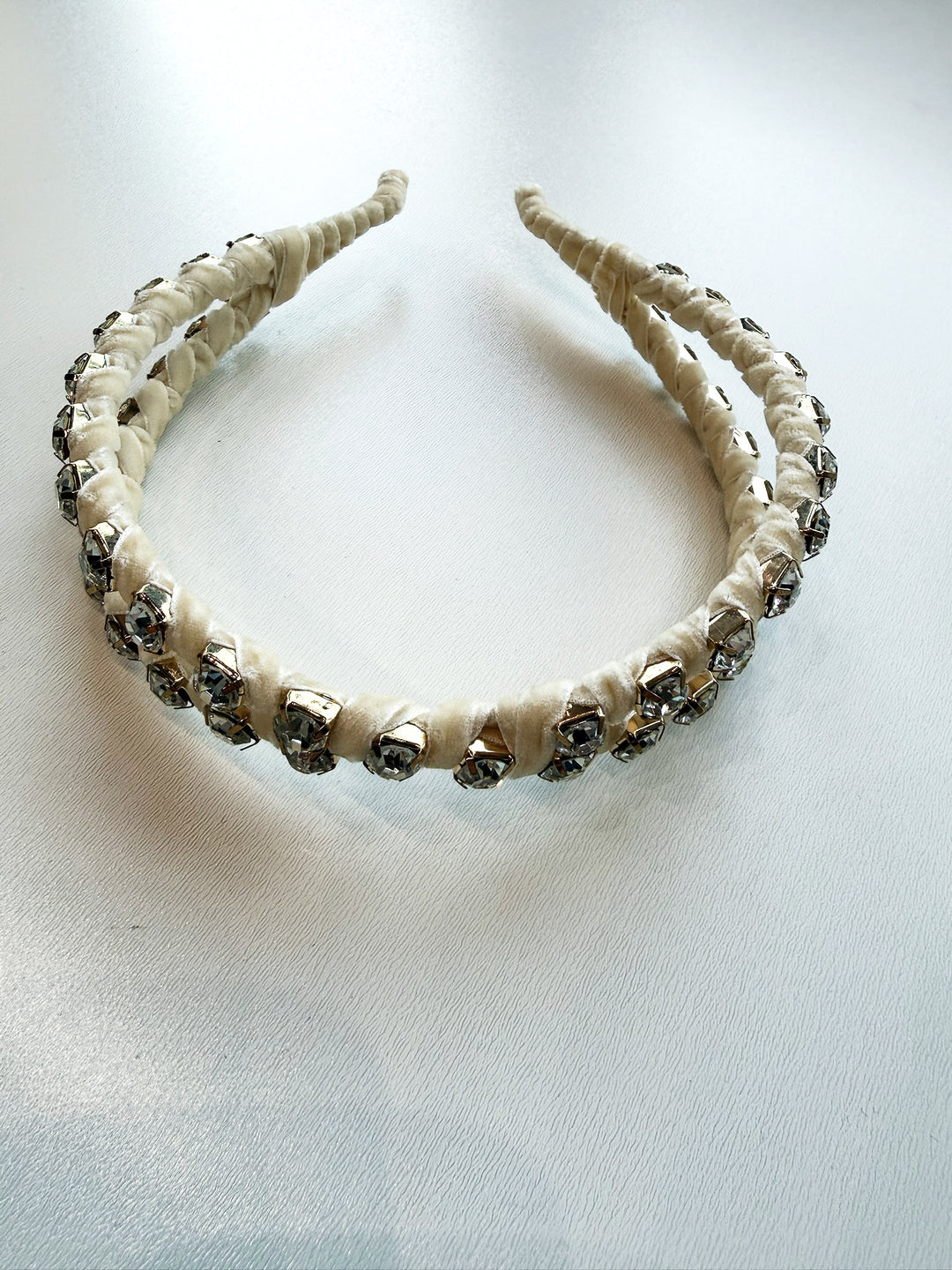 Double Rhinestone Headband