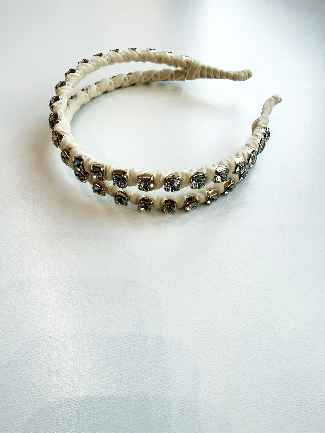 Double Rhinestone Headband