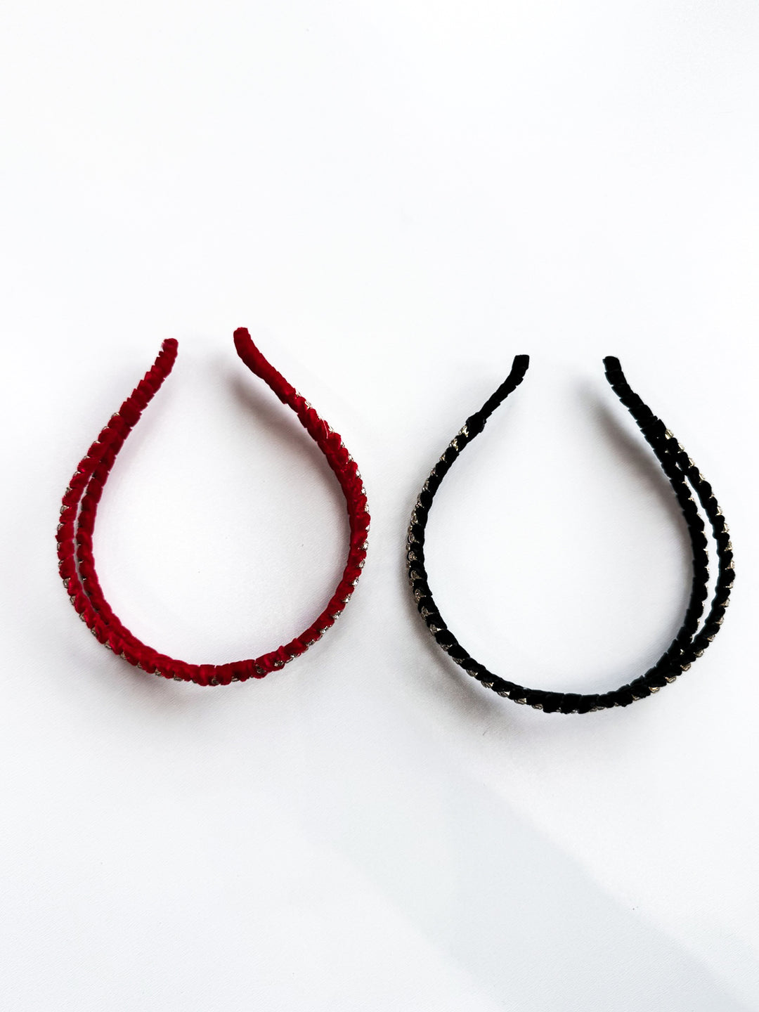 Rhinestone Skinny Double Headband
