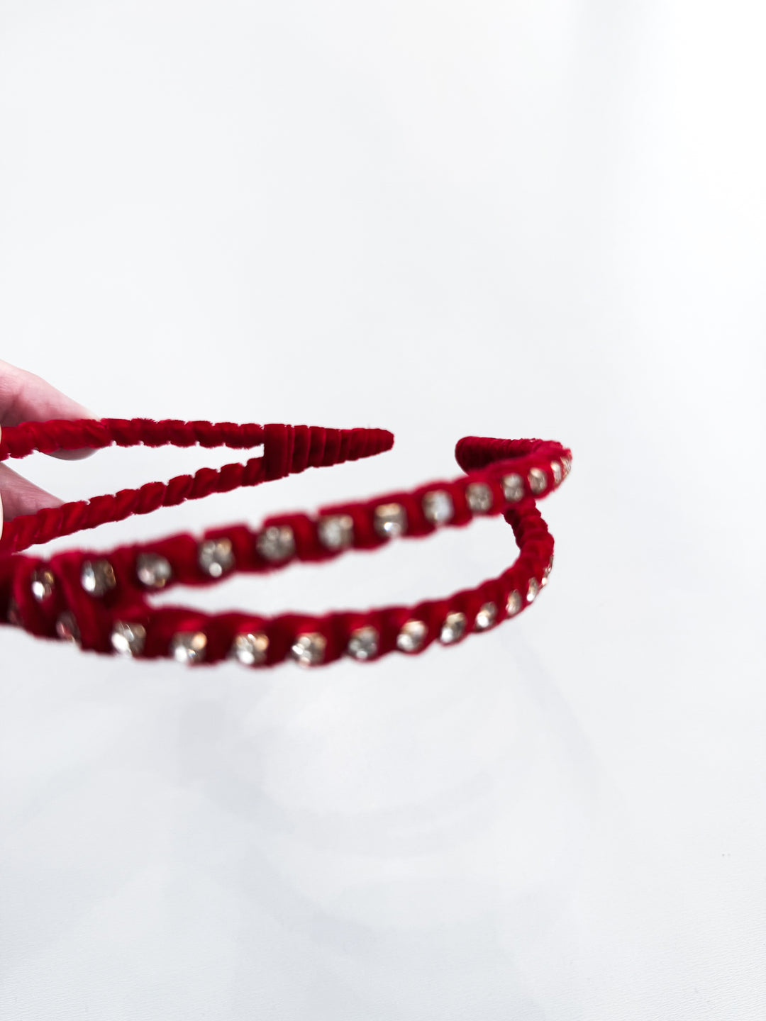 Rhinestone Skinny Double Headband
