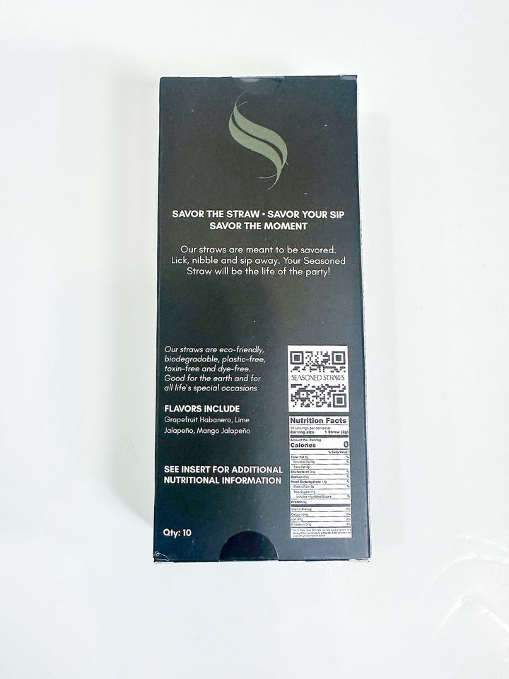 Seasoned Straws - 10 pack