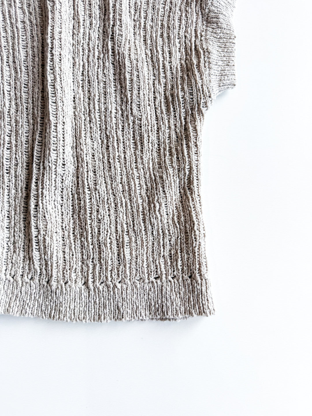 Timeless Textured V Neck Sweater
