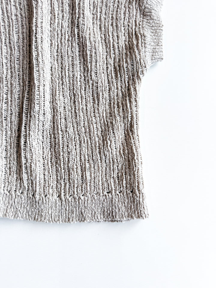 Timeless Textured V Neck Sweater